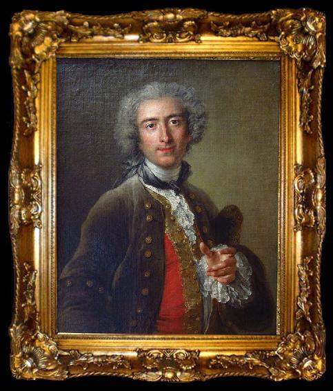framed  COYPEL, Charles-Antoine Portrait de Philippe Coypel, ta009-2